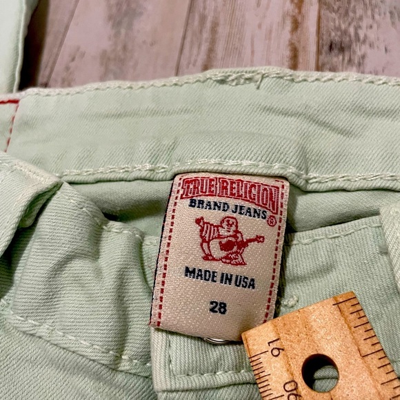 True Religion Serena Skinny Jeans Size 28 Mint - Picture 3 of 11